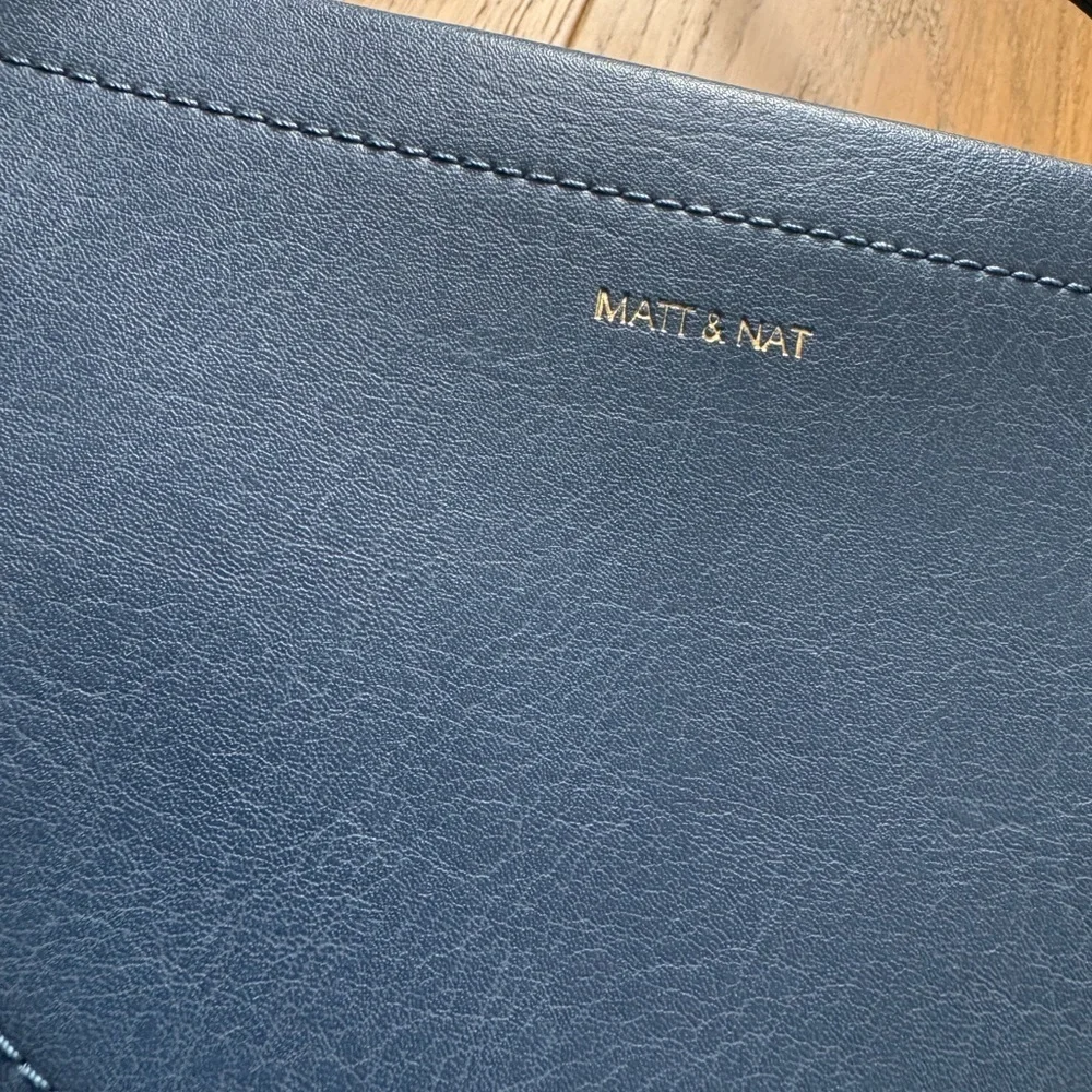 Matt & Nat Abbot Vegan Leather Belt Bag - Apollo Blue - NWT - Picture 8 of 8